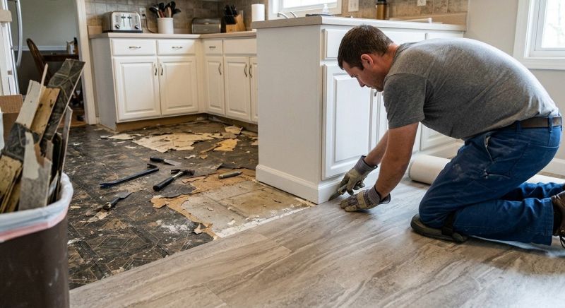 Linoleum Flooring Replacement in Maricopa, AZ